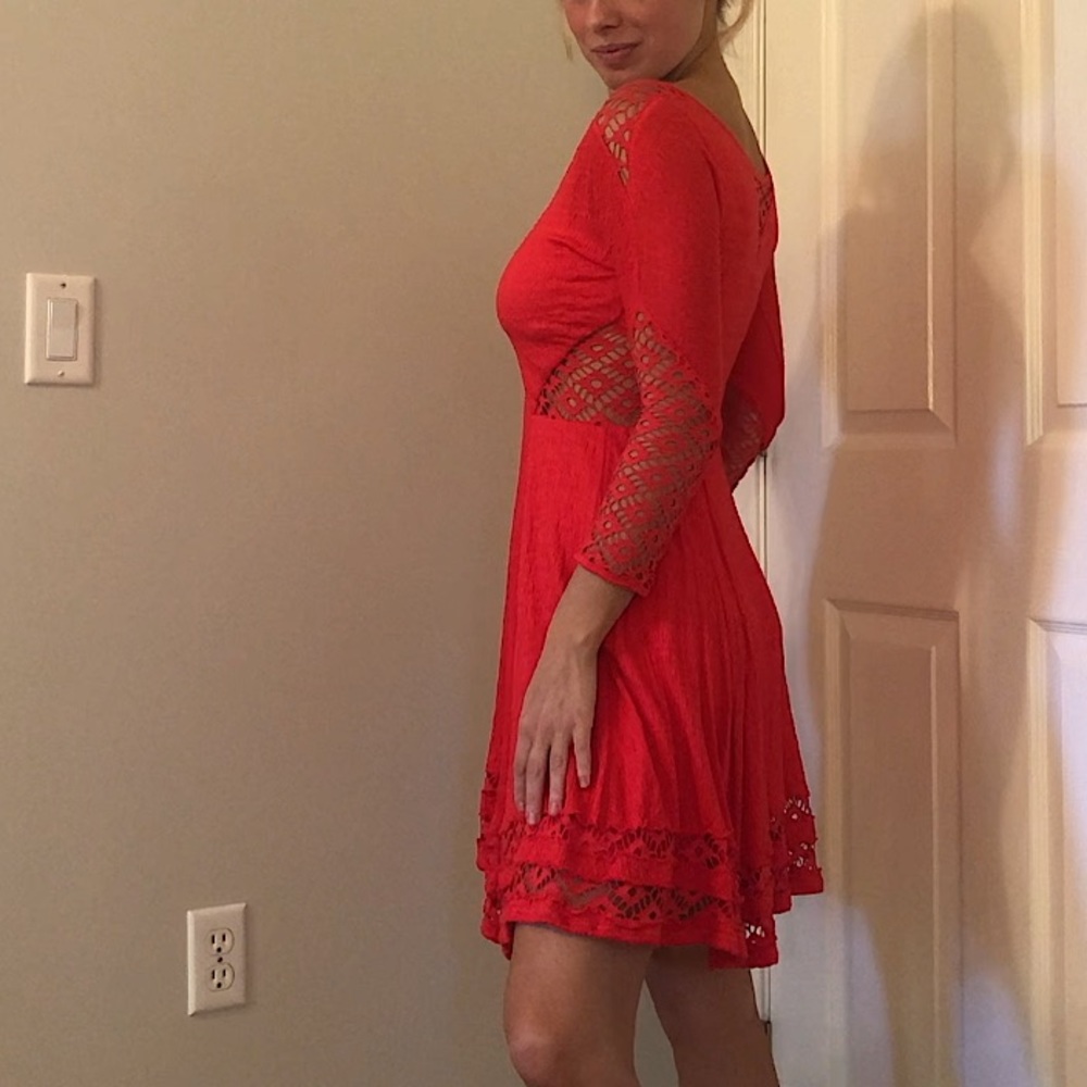 Free People Stunning Red Dress. Size XS.